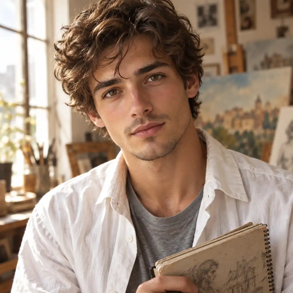 Portrait d'Alexandre, artiste sensible et passionné